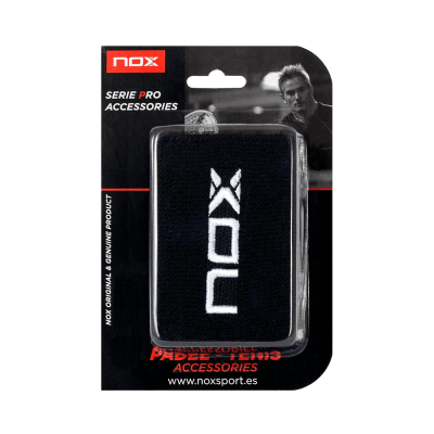 NOX Wristbands – Black with White logo
