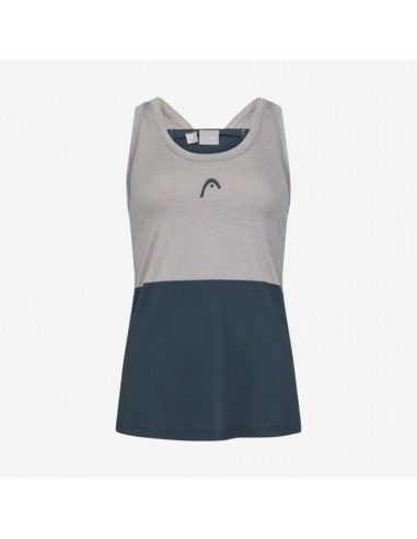 Head Top Tank Grey Navy