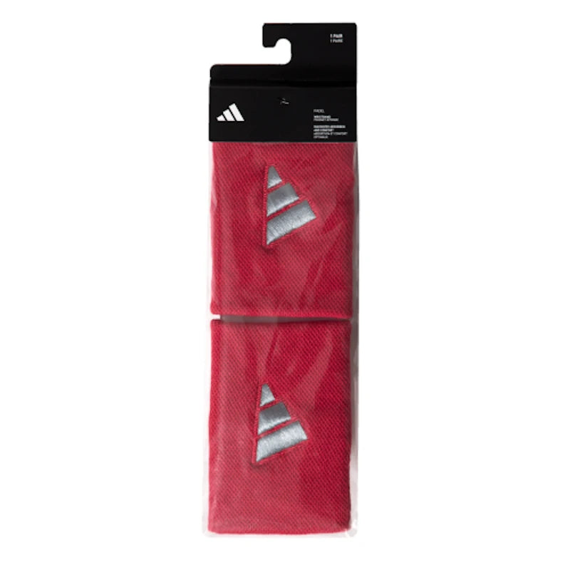 Adidas Wristbands – Red / Grey