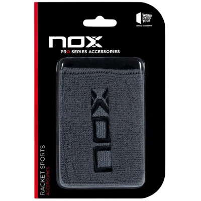 NOX Wristbands – Grey with Black logo